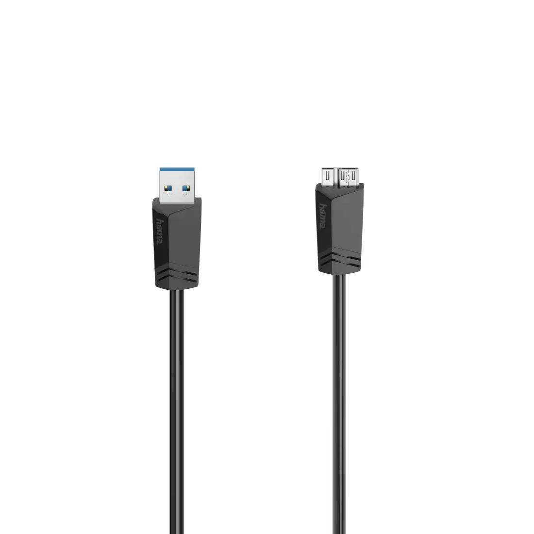 Hama USB kabel USB 3.0 USB Micro-A zástrčka 0.75 m černá dvoužilový stíněný 00200626 Hama USB kabel USB 3.0 USB Micro-A zástrčka 0.75 m černá dvoužilový stíněný 00200626