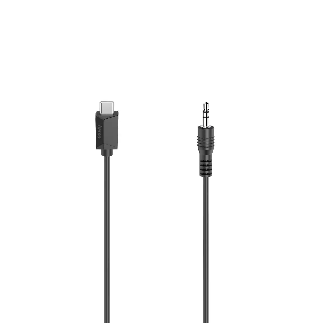 Hama USB 2.0 adaptér [1x Audio, stereo (3,5 mm jack) - 1x USB-C® zástrčka] 0.75 m flexibilní provedení