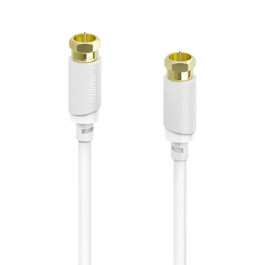 Hama antény, SAT kabel [1x koaxiální zástrčka - 1x koaxiální zástrčka] 3 m 120 dB bílá
