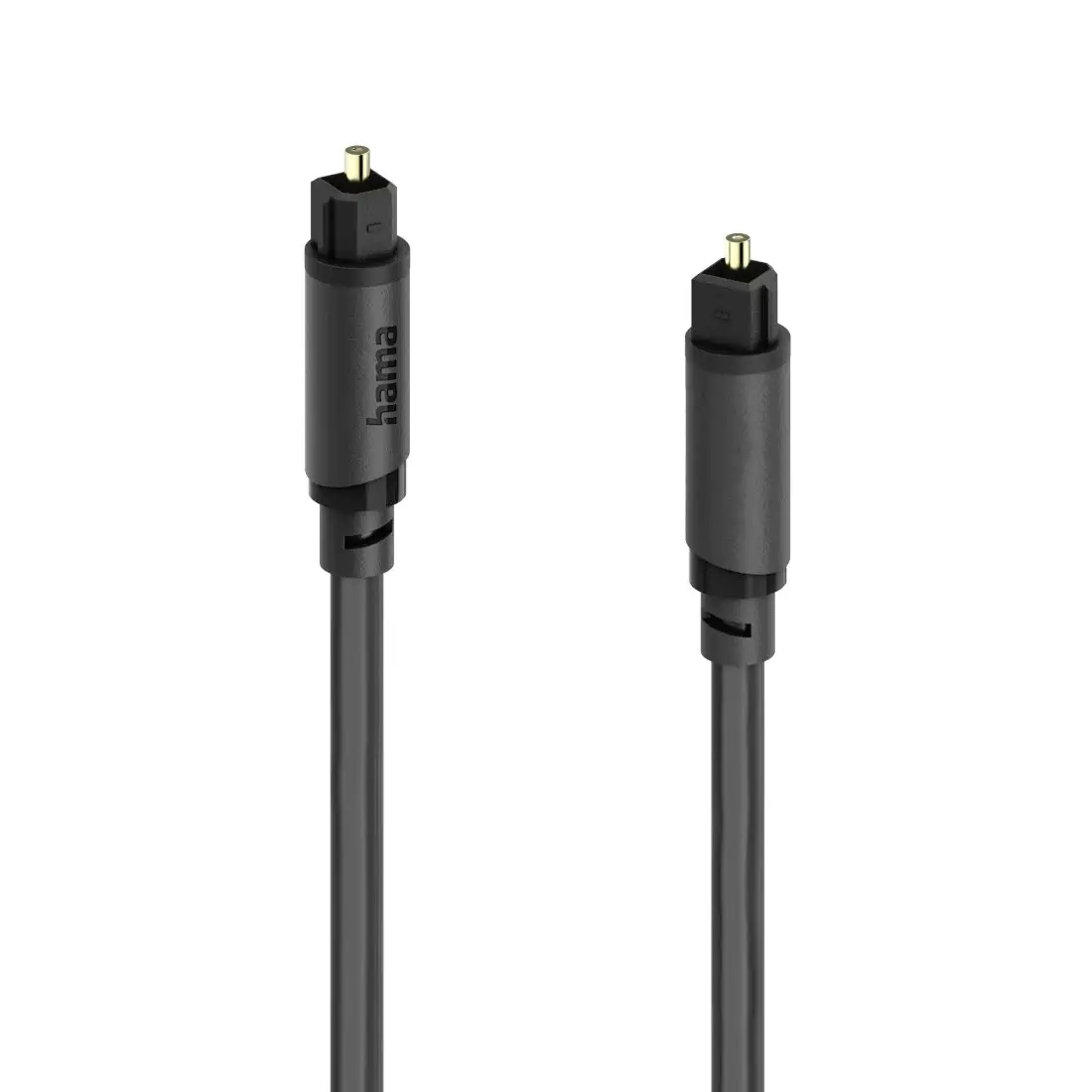 Hama 00202017 Toslink audio kabel [1x Toslink zástrčka (ODT) - 1x Toslink zástrčka (ODT)] 3 m černá pozlacené kontakty