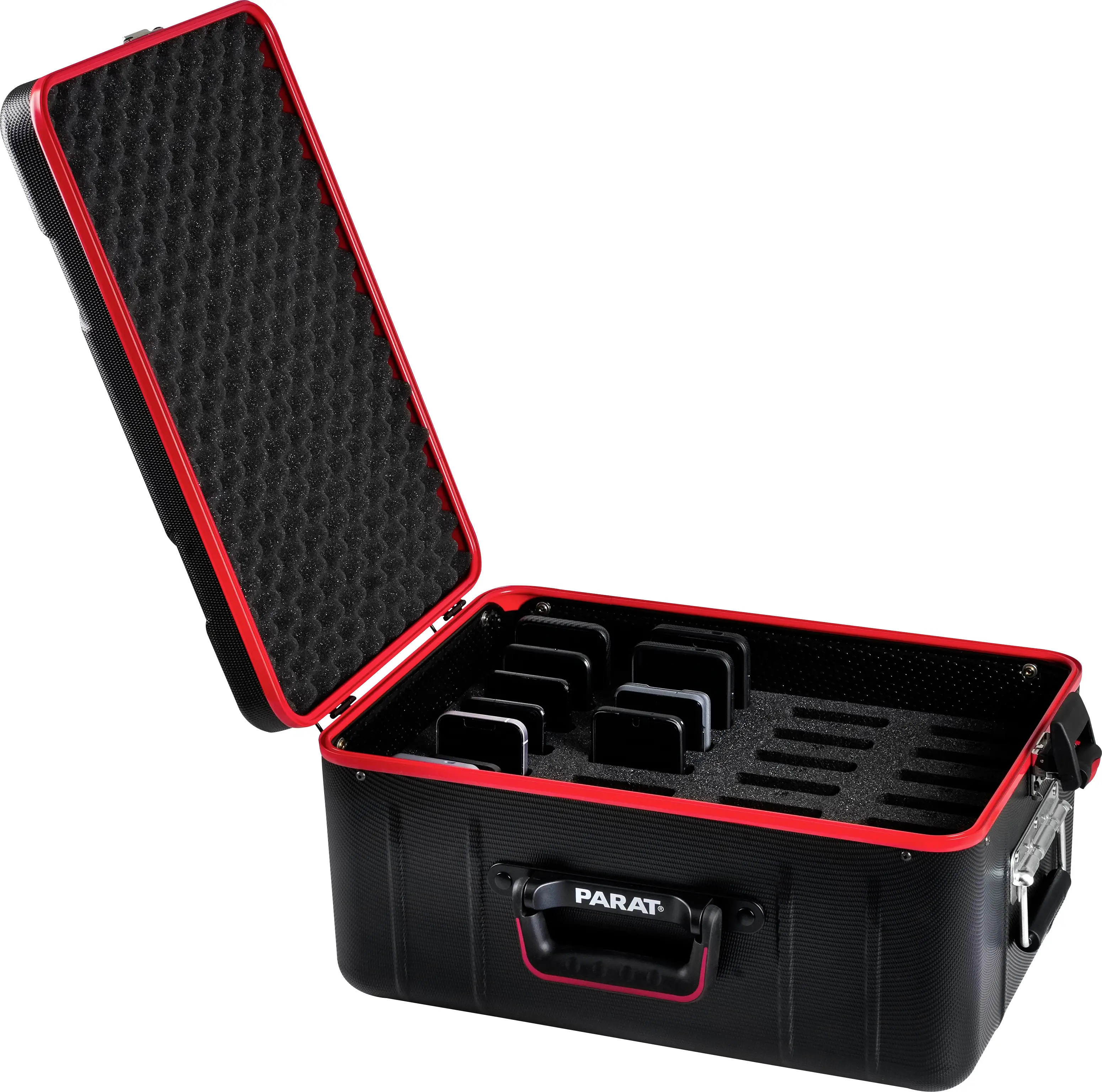 Parat PARAPROJECT® Case Mobile ACTIVE systém nabíjení a řízení 28 přihrádky s vějířovým měřítkem pro koncová zařízení (Š x H x v) 18 x 90 x 110 mm (plus 40 mm Parat PARAPROJECT® Case Mobile ACTIVE systém nabíjení a řízení 28 přihrádky s vějířovým měřítkem pro koncová zařízení (Š x H x v) 18 x 90 x 110 mm (plus 40 mm