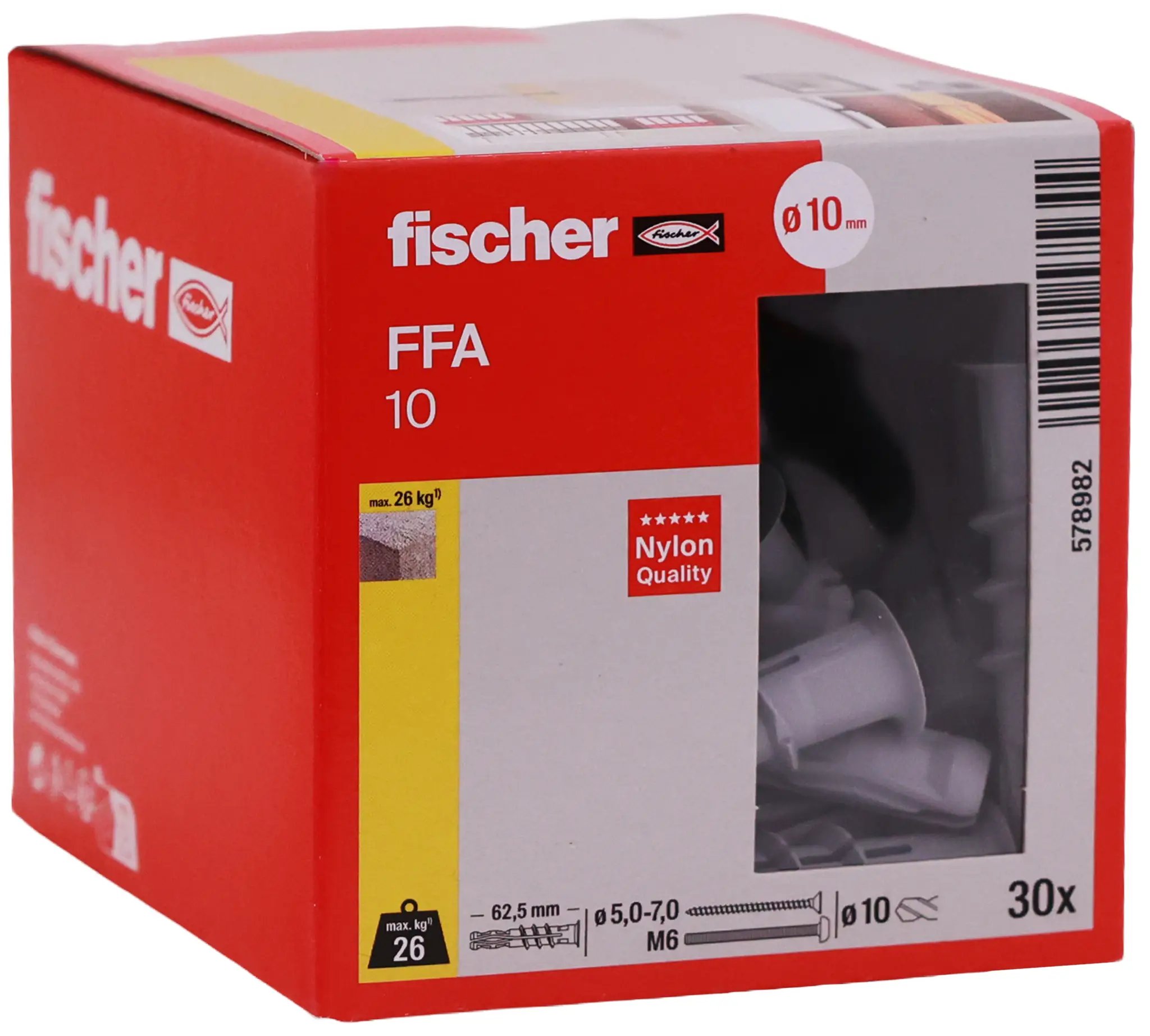 Fischer 578982 kotva do pórobetonu 62 mm 30 ks