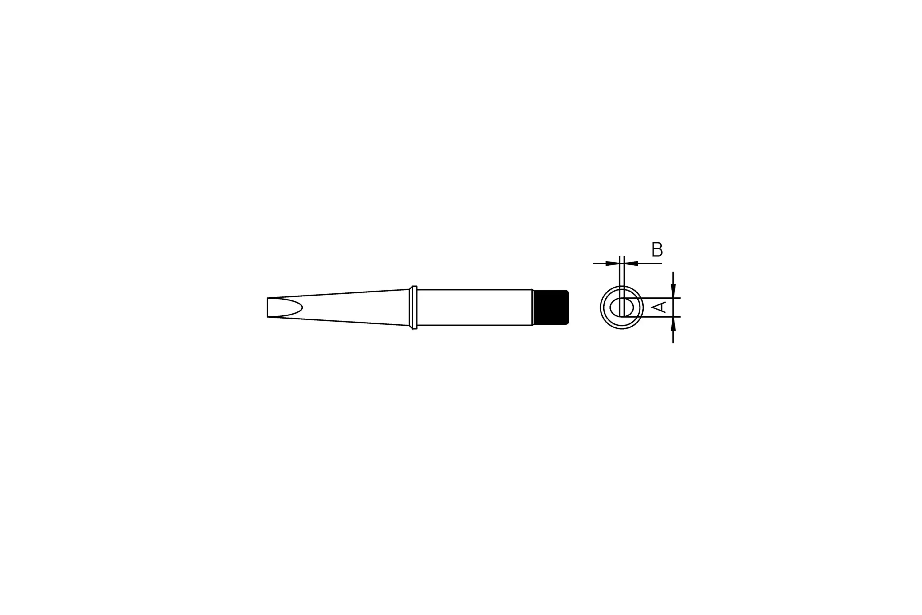 Weller CT2F8 LÖTSPITZE 10,0MM pájecí hrot dlátový Velikost hrotů 10 mm Obsah 1 ks Weller CT2F8 LÖTSPITZE 10,0MM pájecí hrot dlátový Velikost hrotů 10 mm Obsah 1 ks