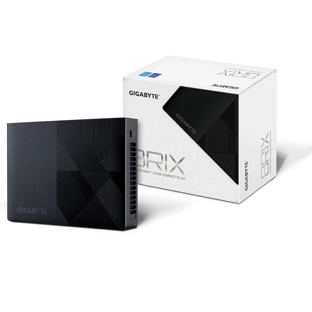 Gigabyte mini PC (HTPC) Intel® N N200 3.7 GHz 16 GB RAM 500 GB SSD Intel Intel BRIX BNIP-200, Intel N200