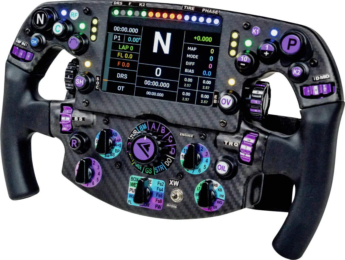 Conspit PW1 Formula volant PC černá