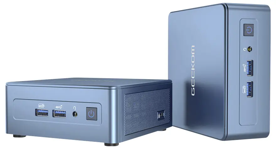 GEEKOM mini PC (HTPC) IT13 2026 Edition Intel® Core™ Ultra 7 (Series 3) 356H 4.7 GHz 32 GB RAM 1 TB SSD Intel UHD grafika Win 11 Pro Mini IT13-1, Intel U7-356H