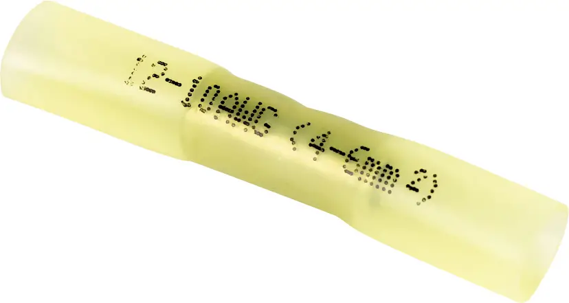 CellPack 456332 Lisovací spojka 4 mm² 6 mm² plná izolace žlutá 20 ks