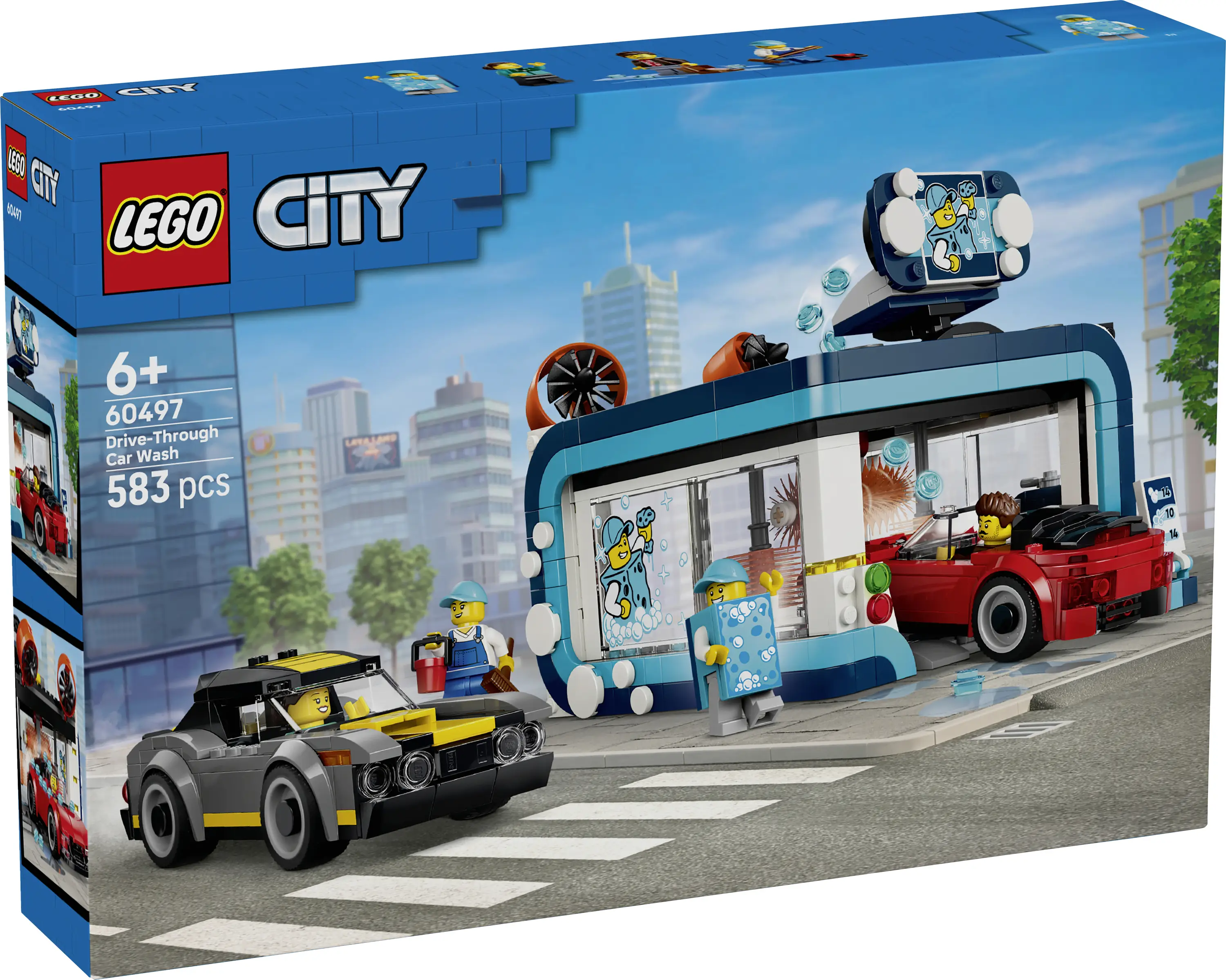 60497 LEGO® CITY Humterstrasse s 2 hračkami, otáčejícími se kartáči, vodními pelety a vysavačovou stanicí 60497 LEGO® CITY Humterstrasse s 2 hračkami, otáčejícími se kartáči, vodními pelety a vysavačovou stanicí