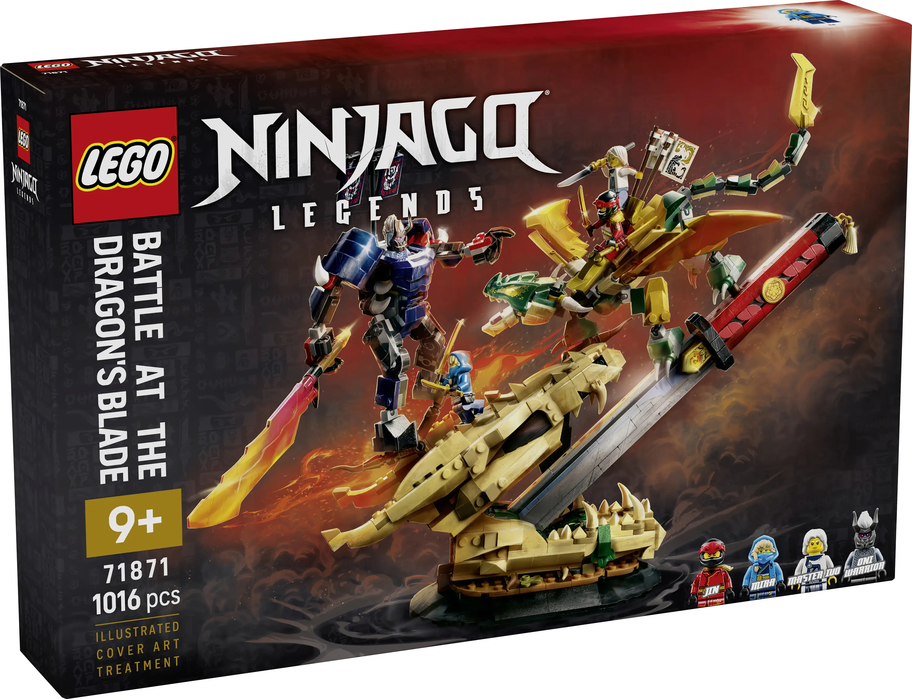 71871 LEGO® NINJAGO Showdown na drachku; stavebnice s akční figurkou 71871 LEGO® NINJAGO Showdown na drachku; stavebnice s akční figurkou