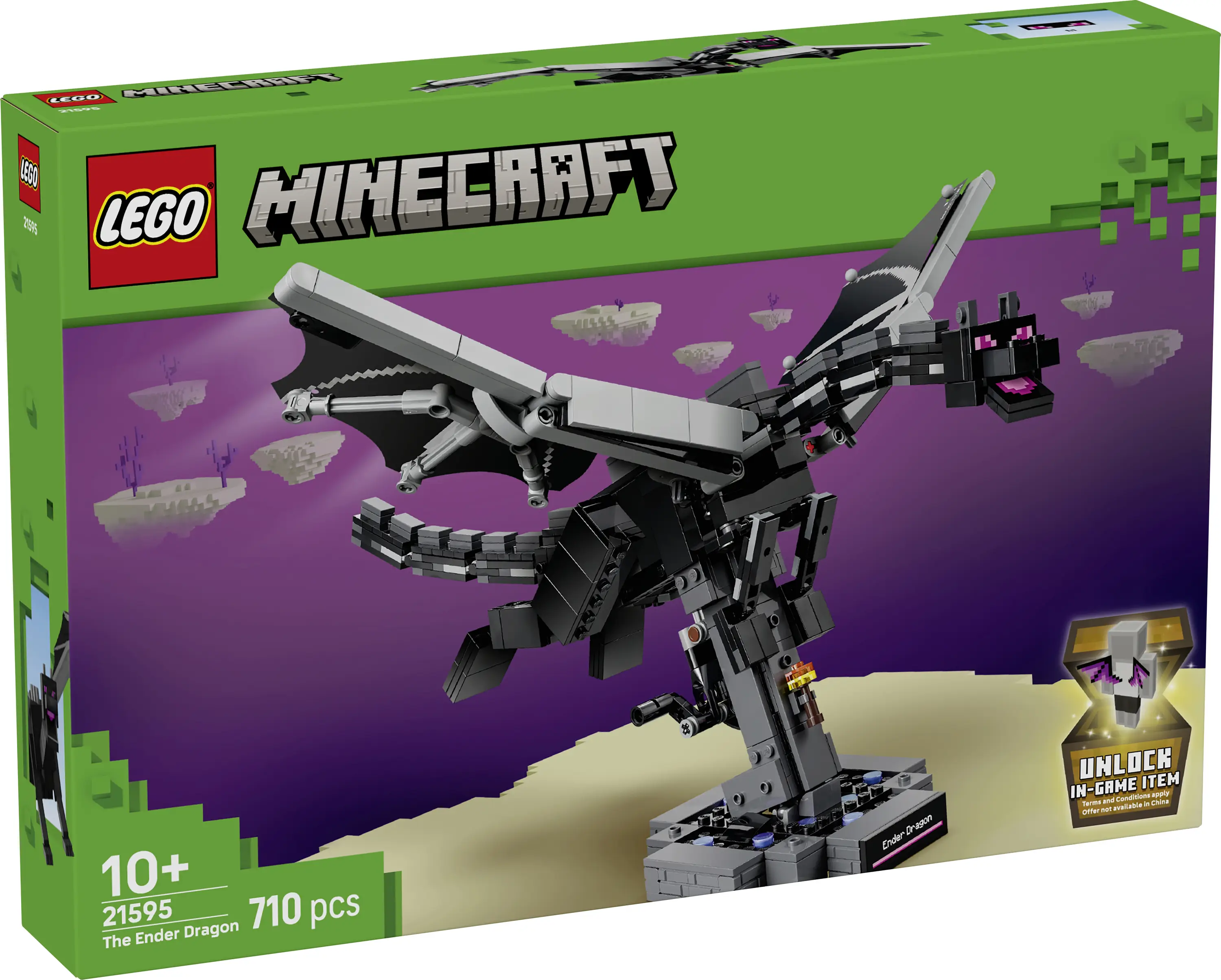 21595 LEGO® MINECRAFT Konečný drak; pokojová hra; figurka s usínajícími křídly 21595 LEGO® MINECRAFT Konečný drak; pokojová hra; figurka s usínajícími křídly