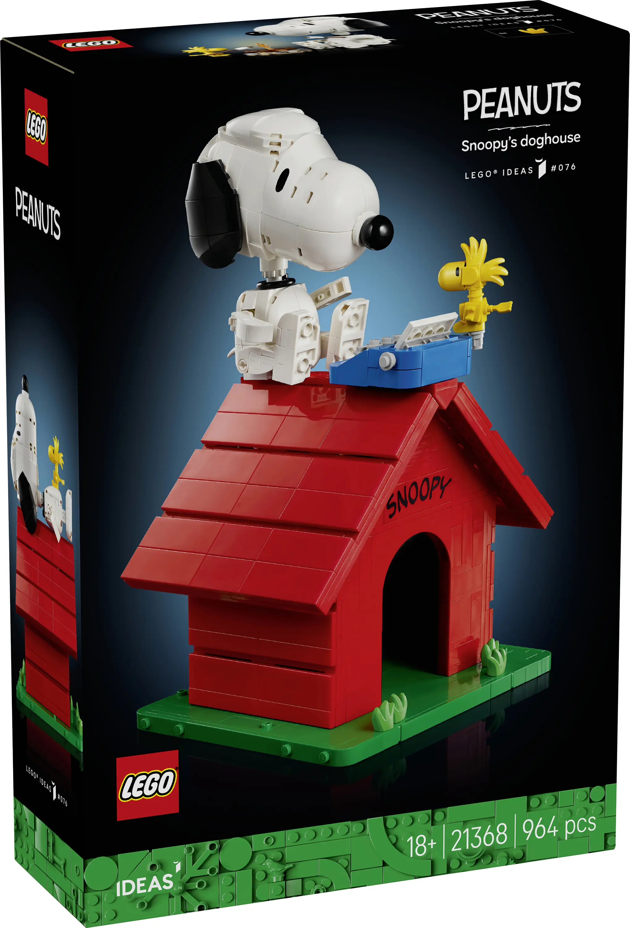 21368 LEGO® IDEAS Snoopy psí hučata; stavebnice pro dospělé se 2 figurkami 21368 LEGO® IDEAS Snoopy psí hučata; stavebnice pro dospělé se 2 figurkami