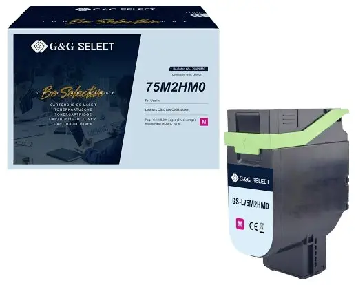 G&G Toner náhradní Lexmark 75M2HM0 kompatibilní purppurová 8800 Seiten GS-L75M2HM0 G&G Toner náhradní Lexmark 75M2HM0 kompatibilní purppurová 8800 Seiten GS-L75M2HM0