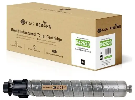 G&G Toner náhradní Ricoh 842530 kompatibilní černá 42000 Seiten GR-R842530 G&G Toner náhradní Ricoh 842530 kompatibilní černá 42000 Seiten GR-R842530