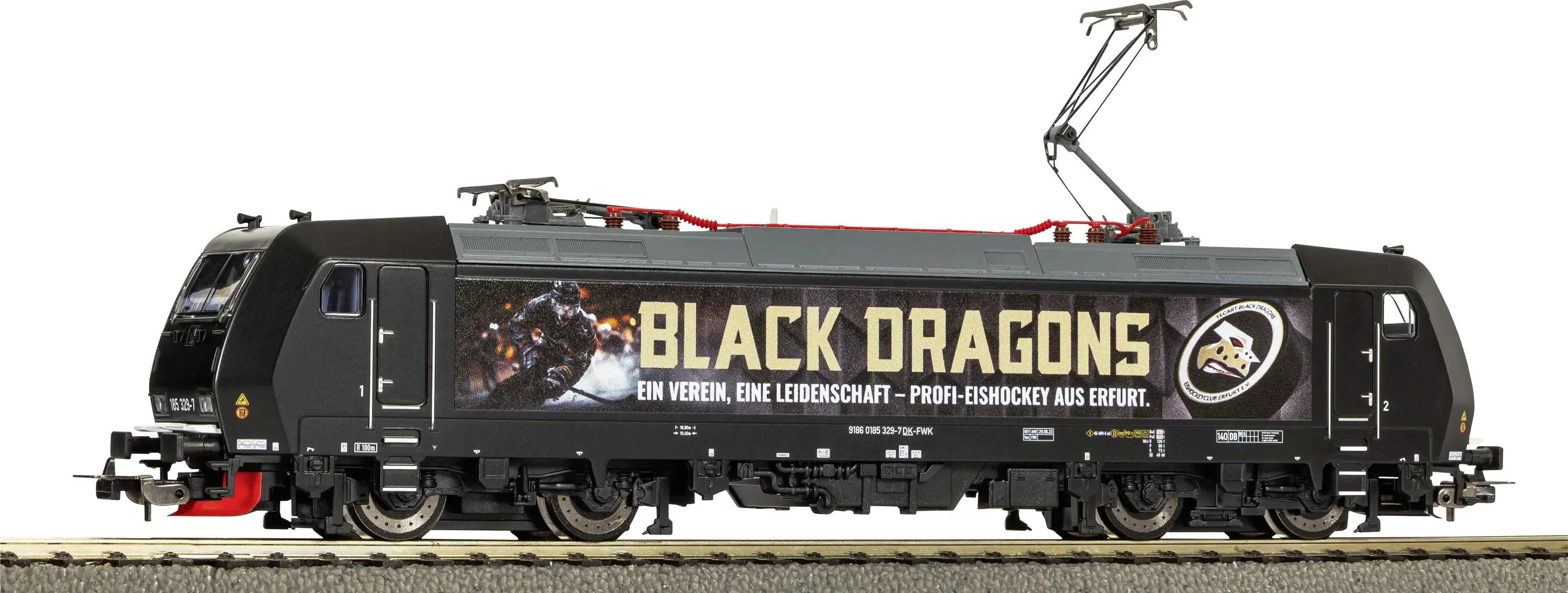 PIKO 57877 H0 elektrická lokomotiva Dragons VI, 185 329, černá PIKO 57877 H0 elektrická lokomotiva Dragons VI, 185 329, černá