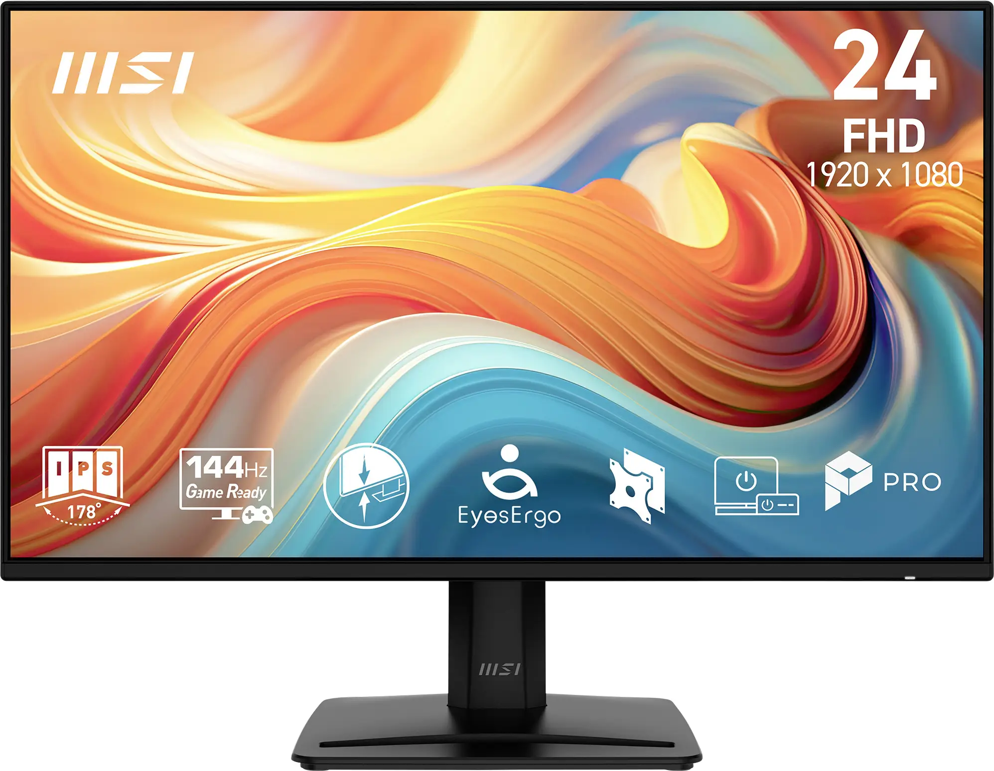 MSI PRO MP242DE E14A LCD monitor 60.5 cm (23.8 palec)1920 x 1080 Pixel, 16:9, 1 ms, IPS LCD MSI PRO MP242DE E14A LCD monitor 60.5 cm (23.8 palec)1920 x 1080 Pixel, 16:9, 1 ms, IPS LCD