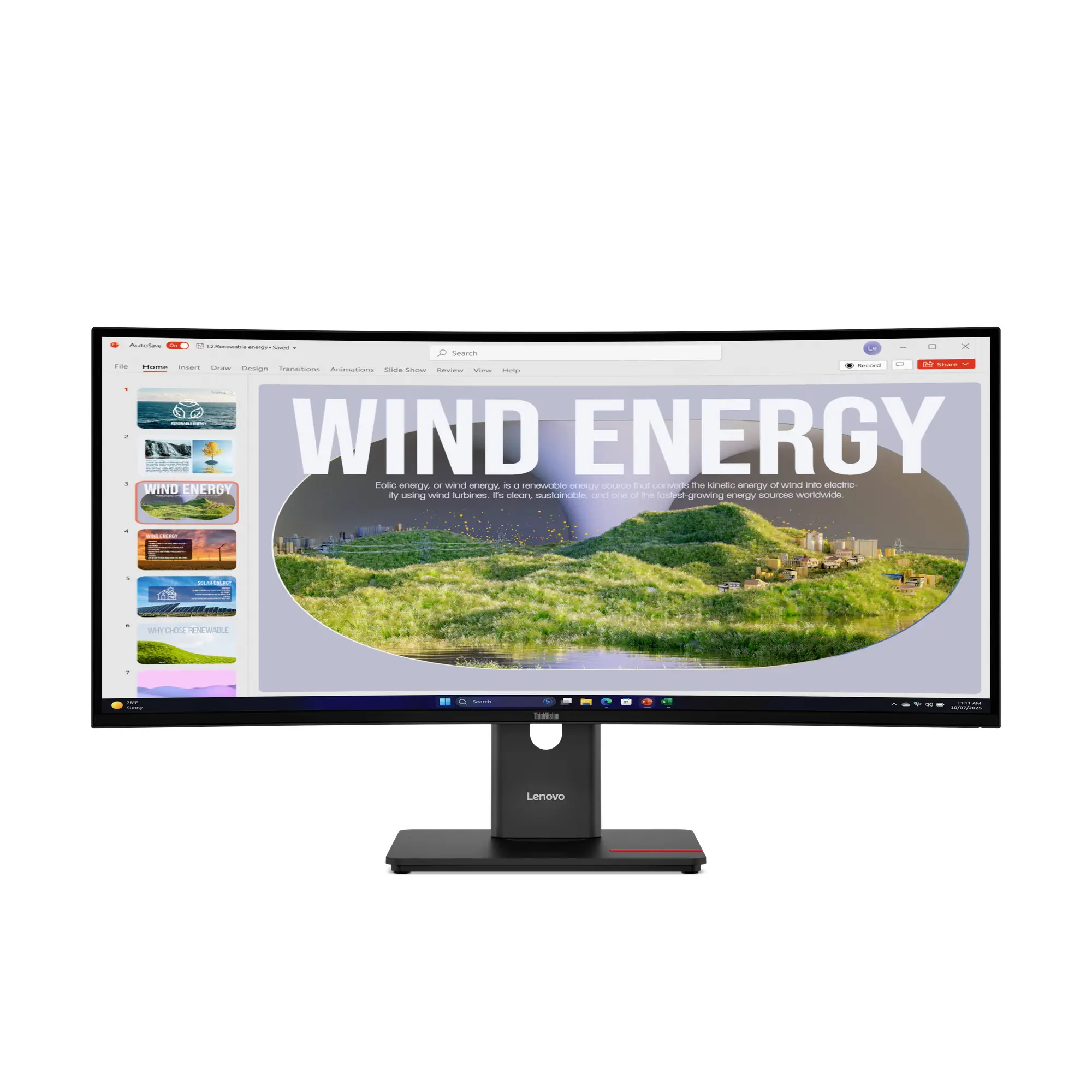 Lenovo ThinkVision LCD monitor 86.4 cm (34 palec)3440 x 1440 Pixel, 21:9, 6 ms, VA LED Lenovo ThinkVision LCD monitor 86.4 cm (34 palec)3440 x 1440 Pixel, 21:9, 6 ms, VA LED
