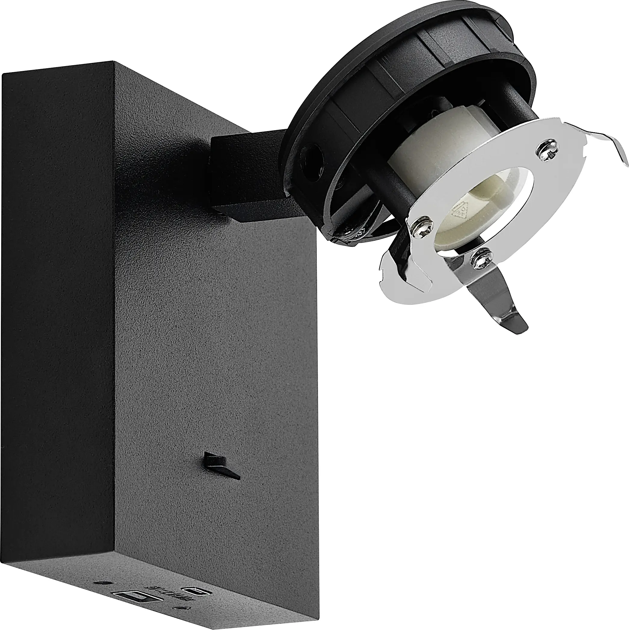 Deko Light Can Tilt Square USB Base 341348 nástěnné světlo GU10 7.5 W černá (RAL 9005)