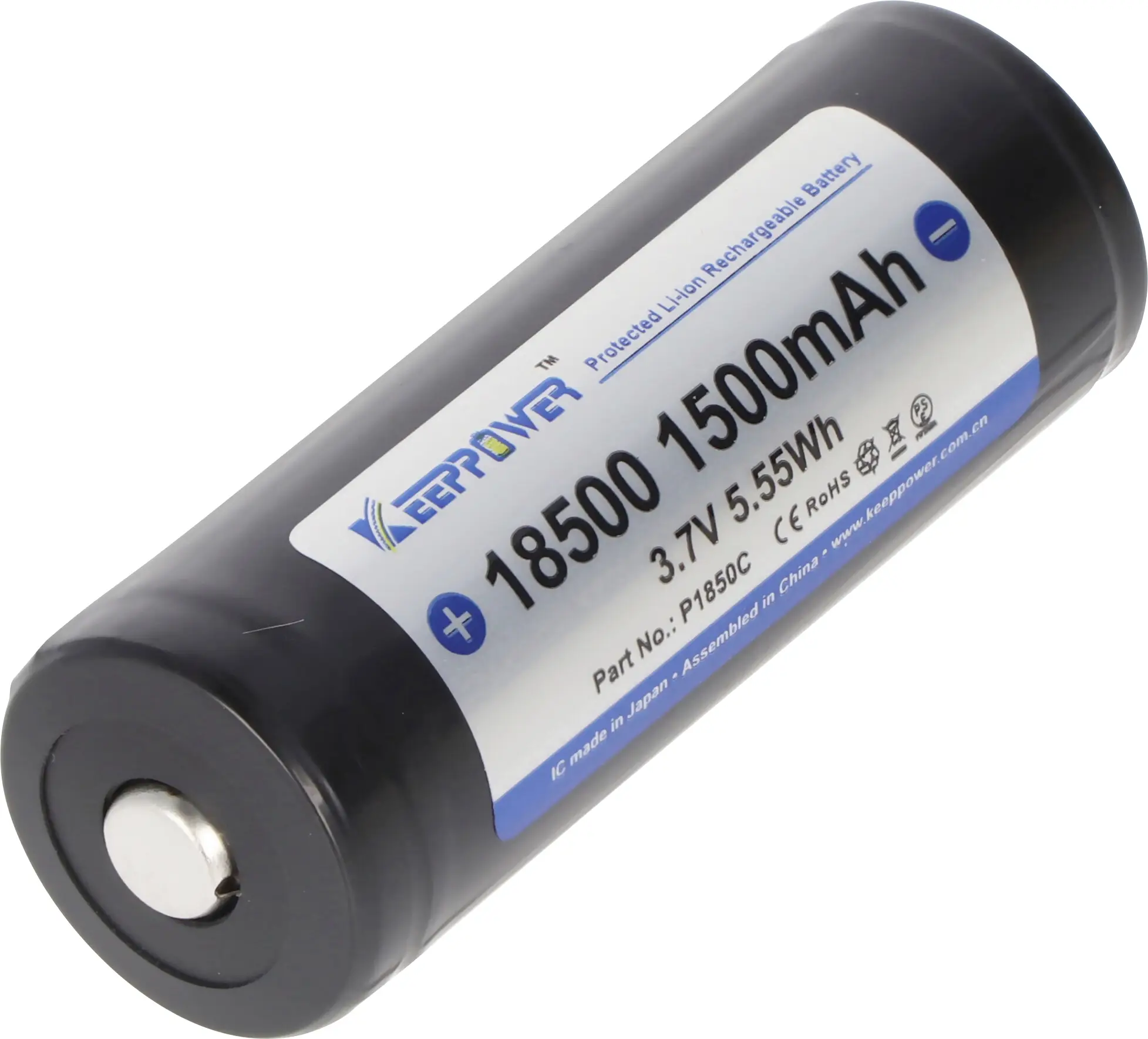 Keeppower speciální akumulátor 18500 Li-Ion 3.7 V 1500 mAh 1 ks Keeppower speciální akumulátor 18500 Li-Ion 3.7 V 1500 mAh 1 ks