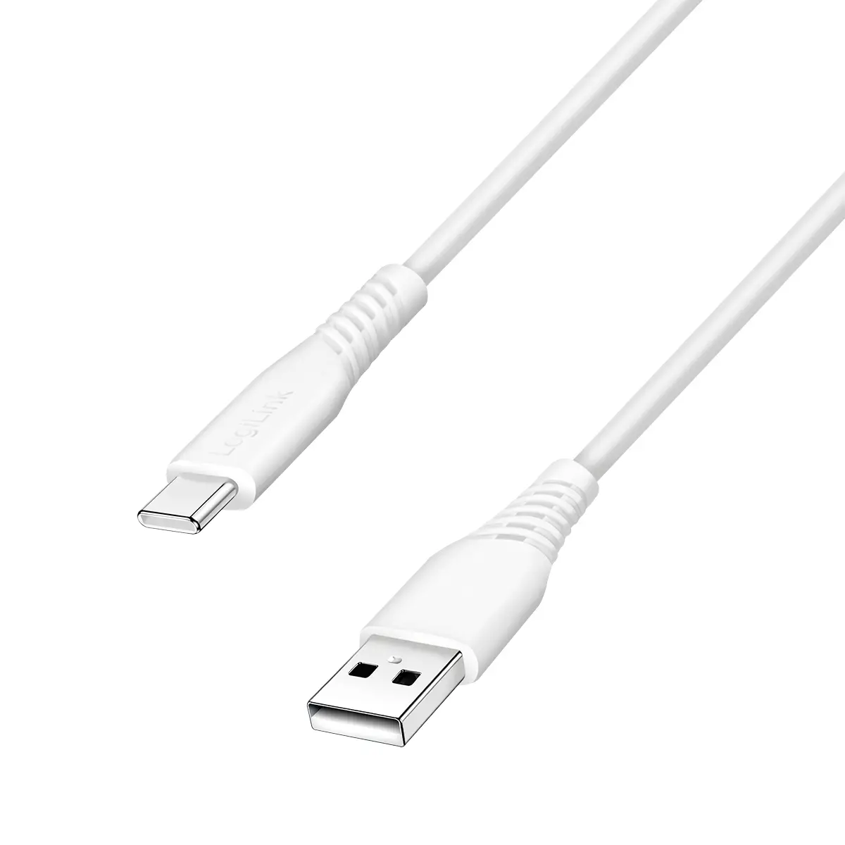 LogiLink Kabel USB-C USB 2.0 USB-C ® zástrčka, USB-A zástrčka 3.0 m bílá CU0255