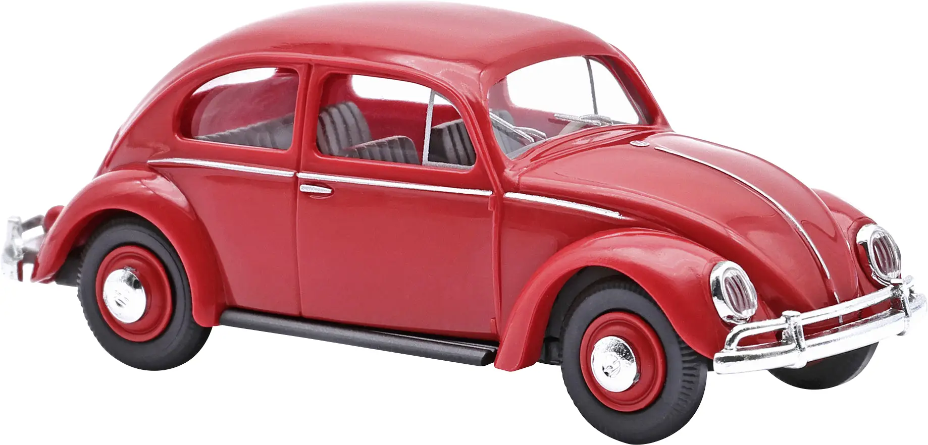 Busch 52955 H0 model osobního automobilu Volkswagen (VW) Brouk s oknem Ovalu, červená Busch 52955 H0 model osobního automobilu Volkswagen (VW) Brouk s oknem Ovalu, červená