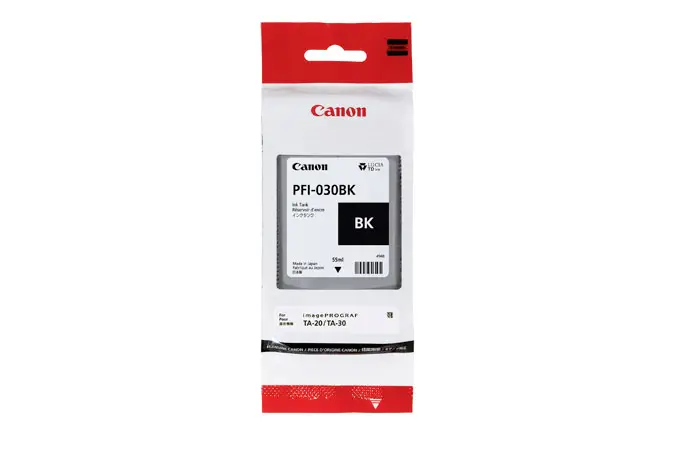 Canon Ink CANON PFI-030 BK 55ml originál Single černá 3489C001 Canon Ink CANON PFI-030 BK 55ml originál Single černá 3489C001