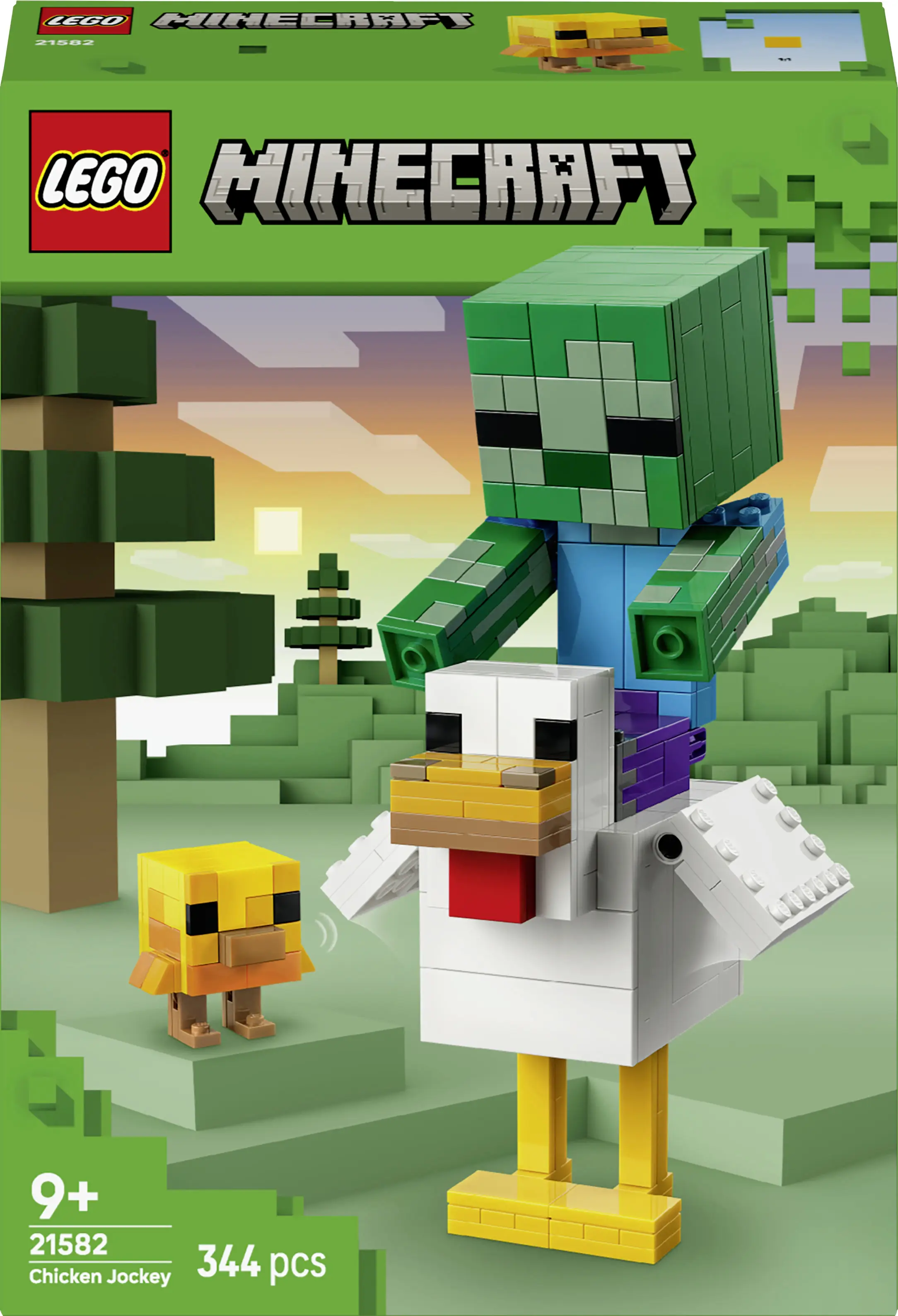 21582 LEGO® MINECRAFT Hračky slepičí; pokojové deko videohry s zombie, kuřemi a kuřaty; zařízení na sběr a vystavování; dárek pro hráče od 9 let 21582 LEGO® MINECRAFT Hračky slepičí; pokojové deko videohry s zombie, kuřemi a kuřaty; zařízení na sběr a vystavování; dárek pro hráče od 9 let