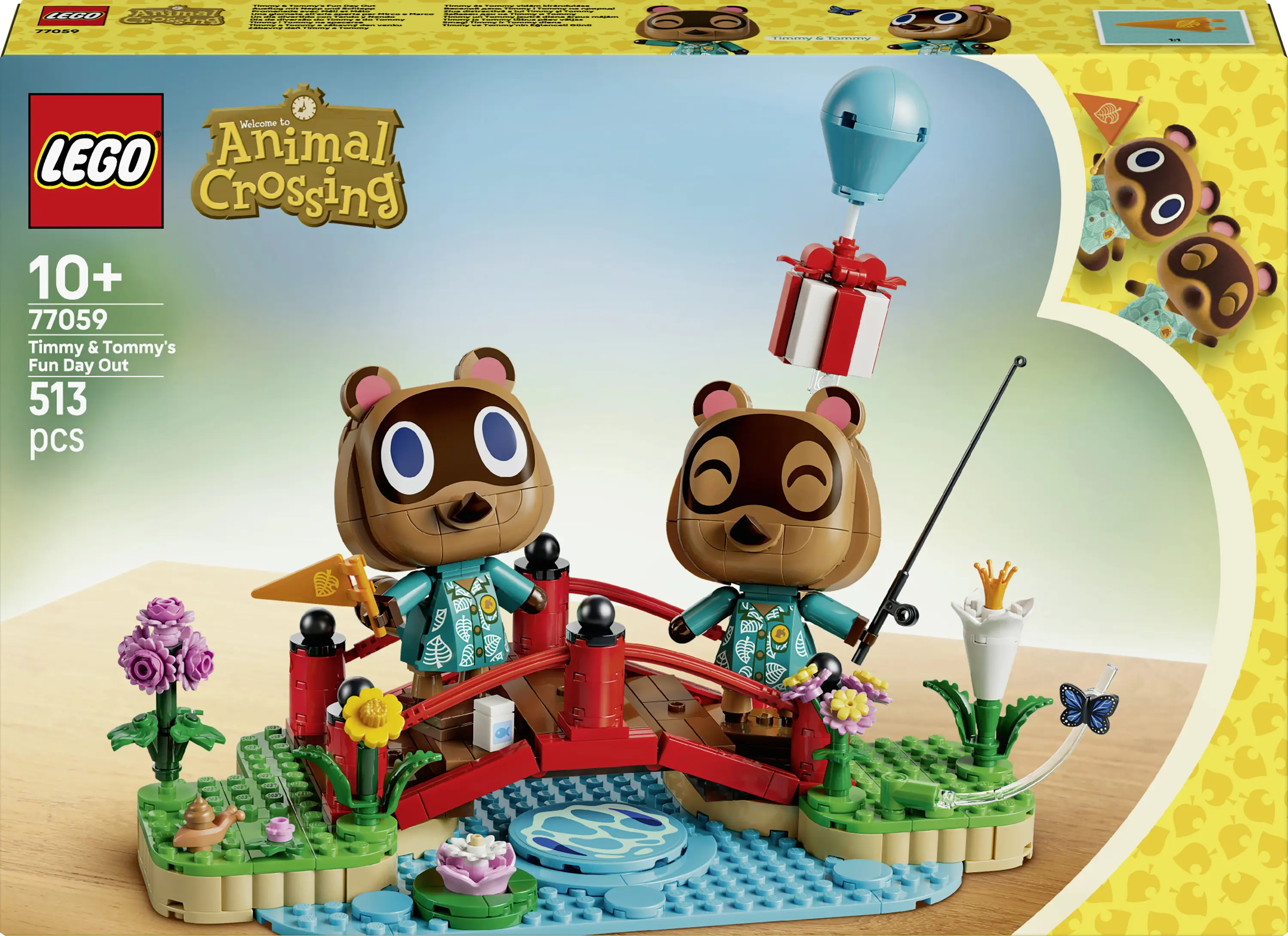 77059 LEGO® Animal Crossing Výlet s Nepp a Schlepp; stavební hračky; sběratelské předměty videohry; Nookové hry jsou chráněny; dárek pro děti od 10 let 77059 LEGO® Animal Crossing Výlet s Nepp a Schlepp; stavební hračky; sběratelské předměty videohry; Nookové hry jsou chráněny; dárek pro děti od 10 let