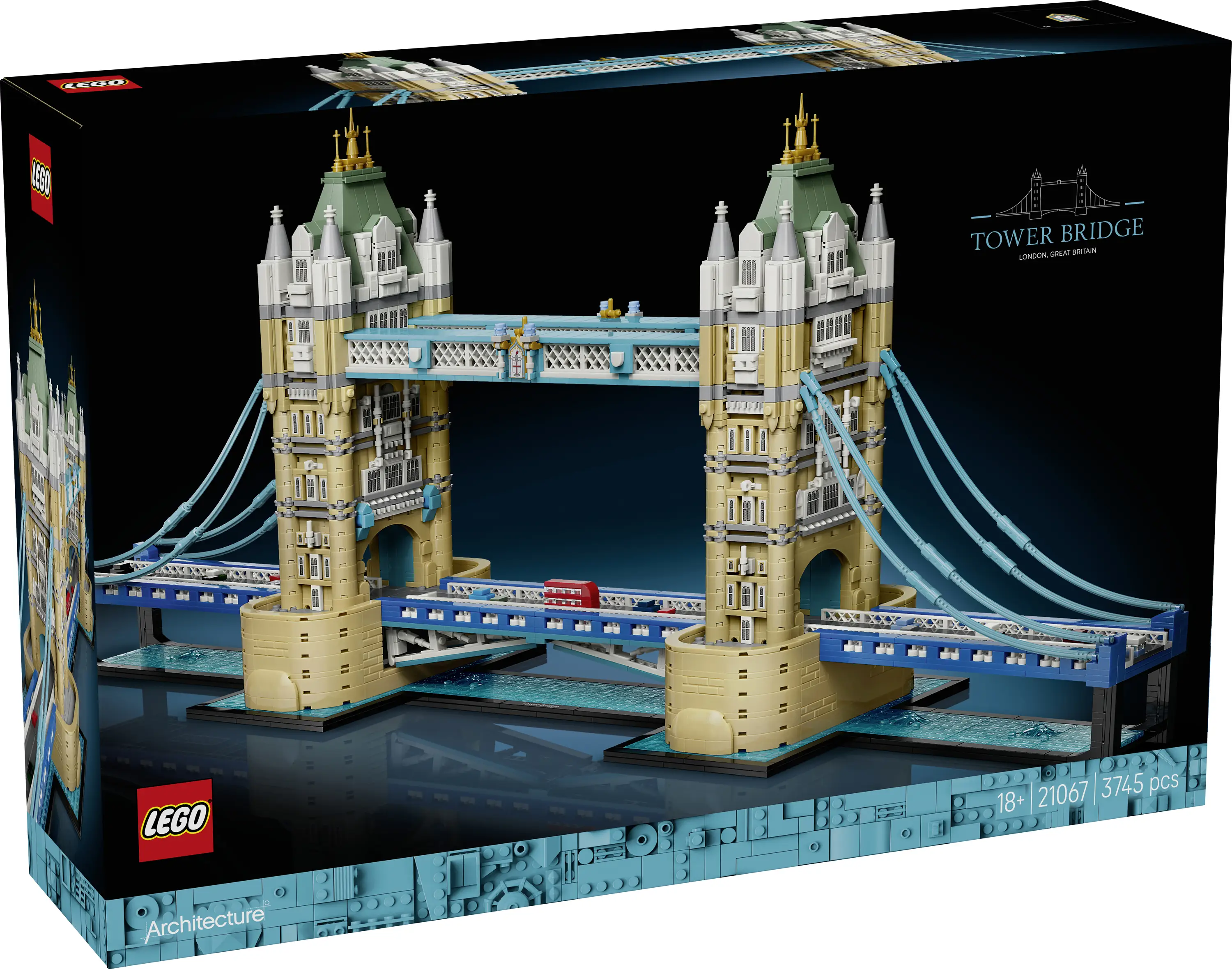 6588559 LEGO® ARCHITECTURE Tower Bridge, model londýnského znaku