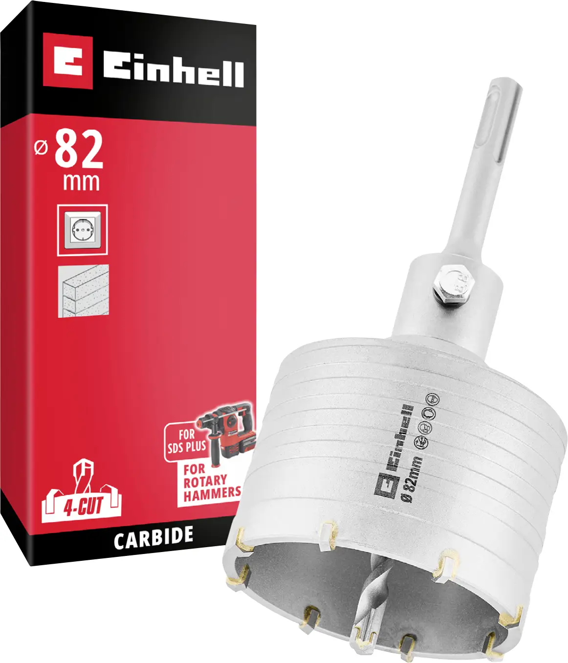 Einhell 176082 vrtací korunka 82 mm 1 ks