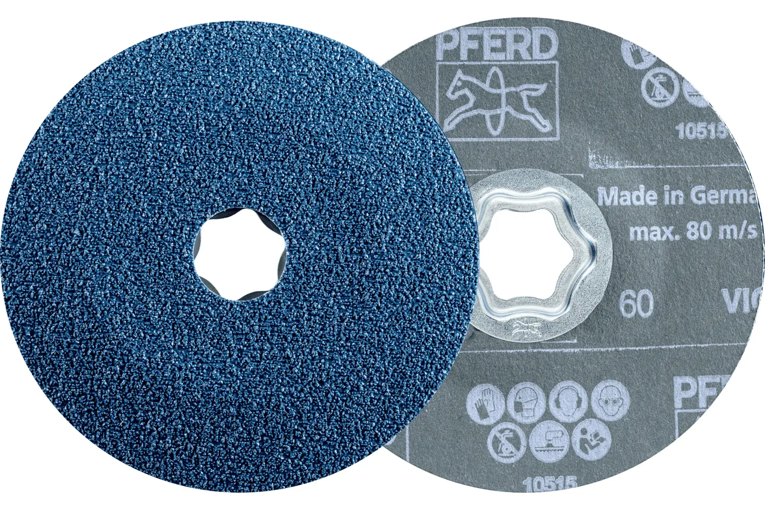 PFERD TOOLS 64111580 Sada fíbrových kotoučů Průměr 115 mm Zrnitost=80 25 ks