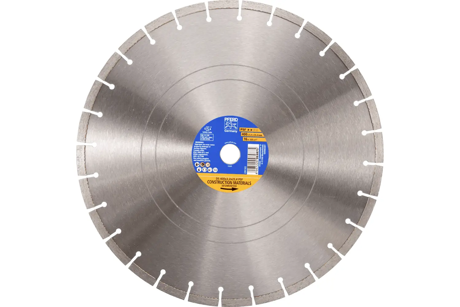 PFERD TOOLS 68300054 DS 400X3,2X25,4 START diamantový řezný kotouč Průměr 400 mm Ø otvoru 25.4 mm cihla, Železobeton, kámen, beton 1 ks