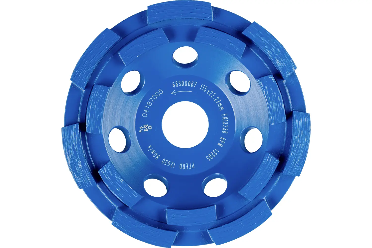 PFERD TOOLS 68300067 NÁSTROJ PFERD TOOLS Diamant DCW 2R 115X6x22,23 mm pro legalizaci betonu a potěru Průměr 115 mm