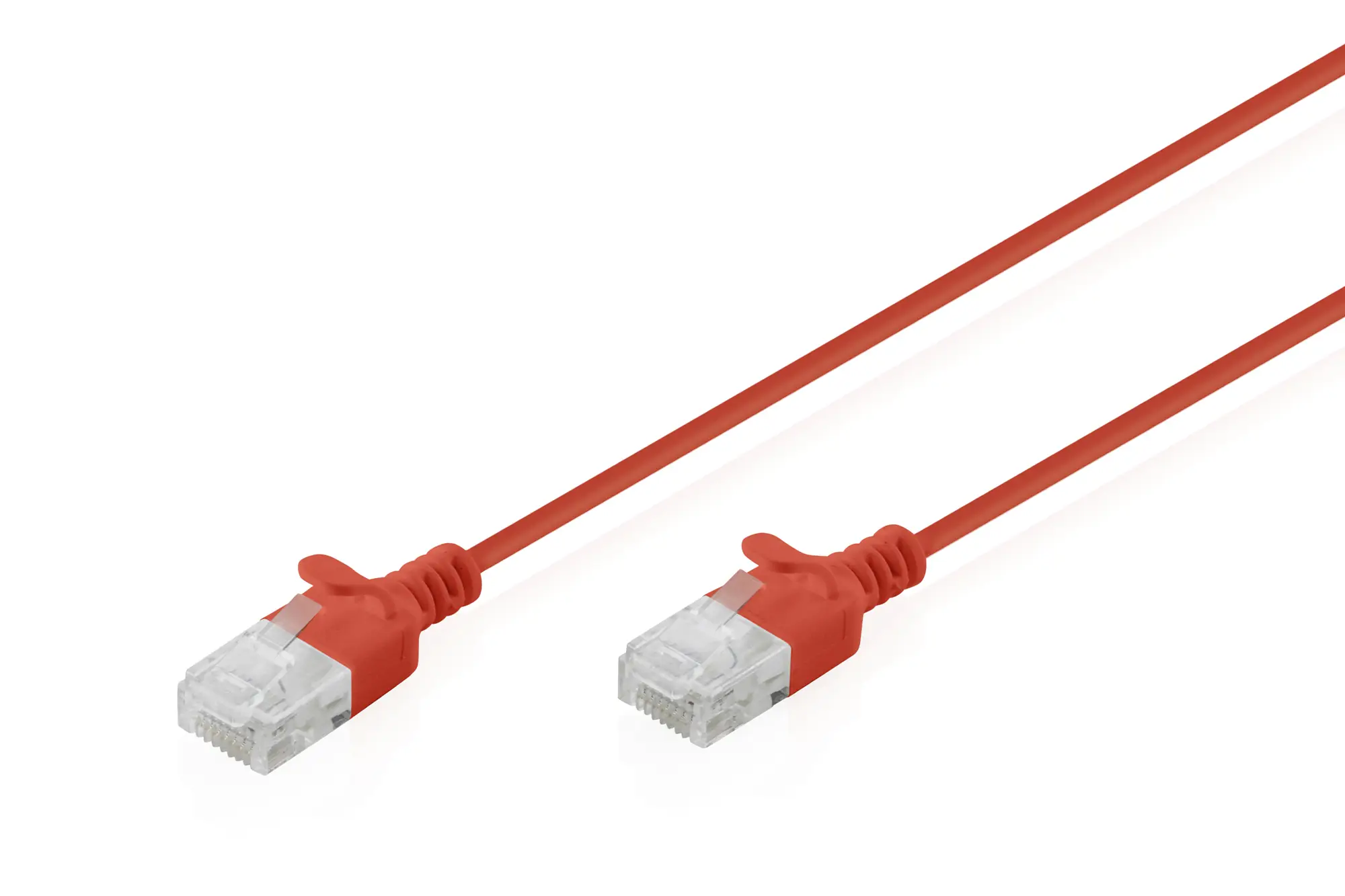Digitus DK-1618-005S-R RJ45 síťové kabely, propojovací kabely CAT 6 U/UTP 0.5 m červená 1 ks