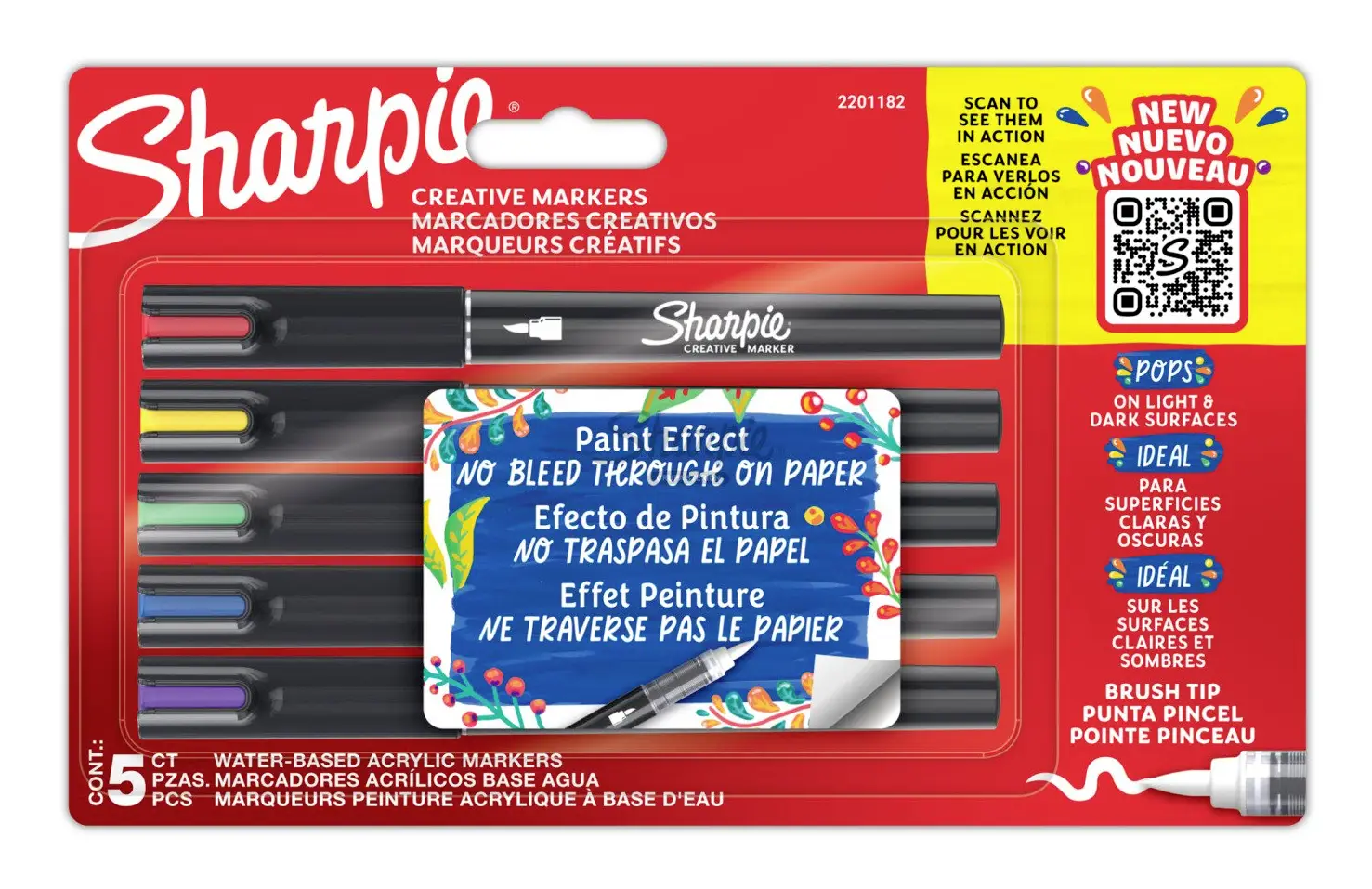 Sharpie SHARPIE Creative Marker zvýrazňovač textu 5barevný