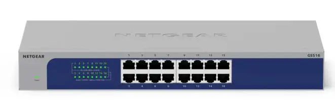 NETGEAR GS516-300EUS GS516 síťový switch RJ45 32 Gbit/s