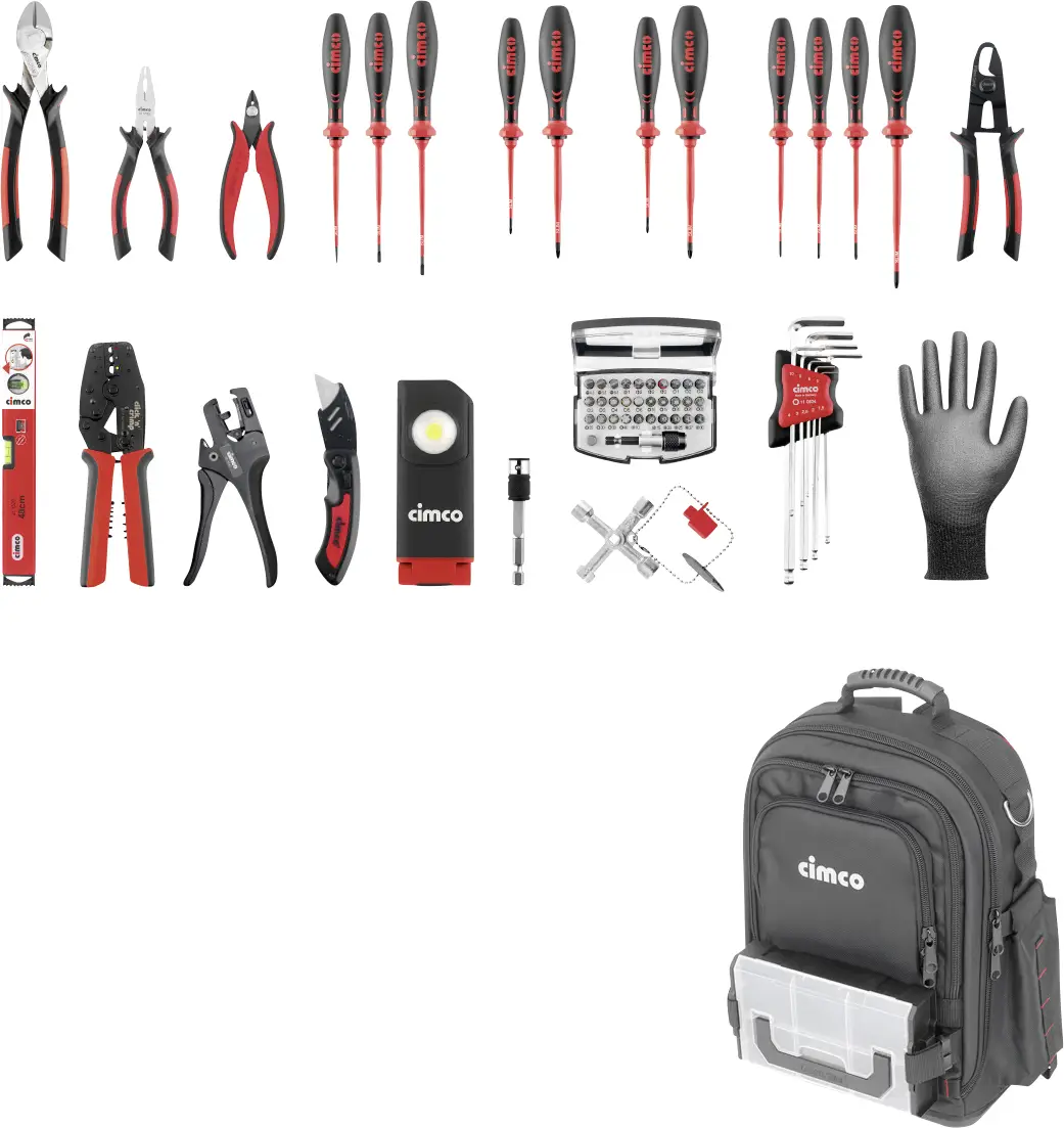 Cimco Ergo XL-30, 170435 Batoh na nářadí, (š x v x h) 380 x 480 x 220 mm Cimco Ergo XL-30, 170435 Batoh na nářadí, (š x v x h) 380 x 480 x 220 mm
