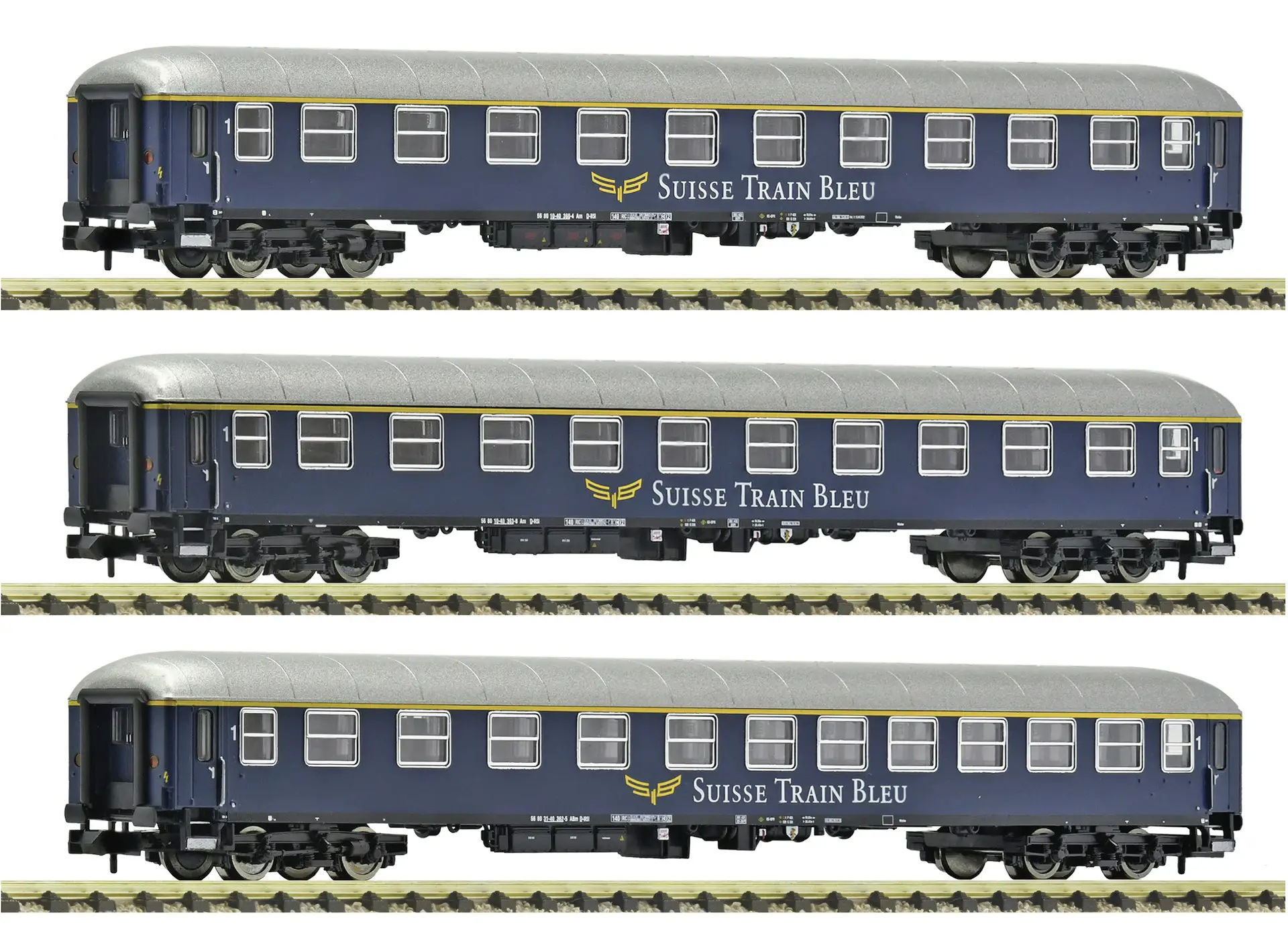 Fleischmann 6260078 N 3 dílná sada Sada 1: Vůz rychlíku, shise Train Bleu 3-dílná Fleischmann 6260078 N 3 dílná sada Sada 1: Vůz rychlíku, shise Train Bleu 3-dílná