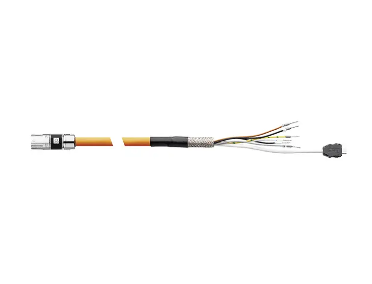 HELU TOPSERV® Hybrid CONNECTING SYSTEMS PVC 8QN08 65.00 m Hotový propojovací kabel pro senzory/aktory, 17005338, 65.00 m, 1 ks