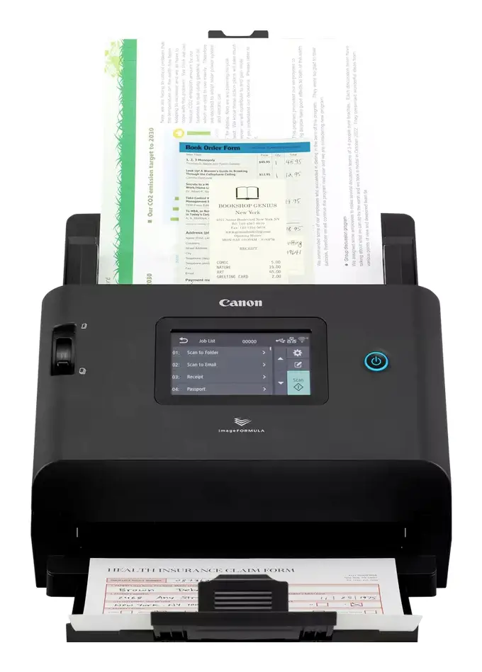 Canon imageFORMULA DR-S350NW skener dokumentů A4 600 x 600 dpi 50 str./min, 100 obr./min Canon imageFORMULA DR-S350NW skener dokumentů A4 600 x 600 dpi 50 str./min, 100 obr./min