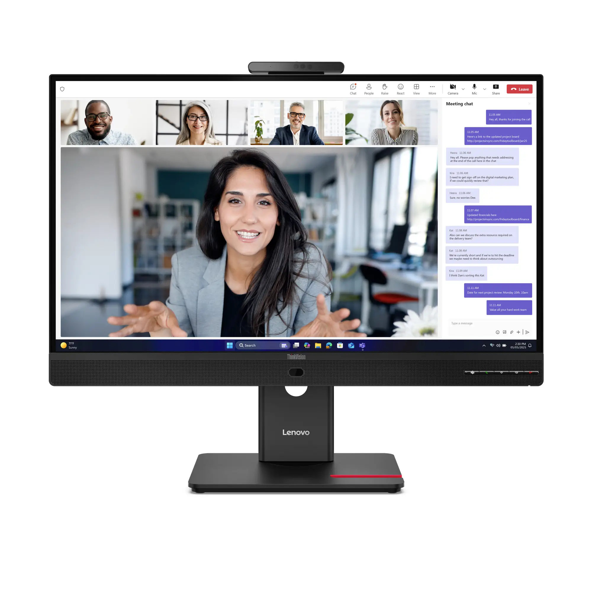 Lenovo ThinkVision T24-4v LCD monitor 60.5 cm (23.8 palec)16:9, 6 ms, VA LCD Lenovo ThinkVision T24-4v LCD monitor 60.5 cm (23.8 palec)16:9, 6 ms, VA LCD