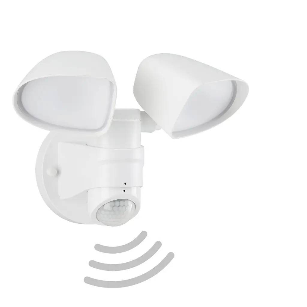 Telefunken 304606TF 304606TF venkovní nástěnné LED osvětlení s PIR detektorem Energetická třída (EEK2021): F (A - G) LED LED 20 W bílá