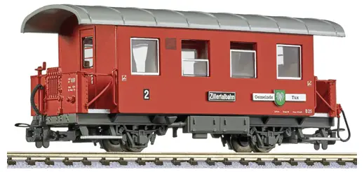 Liliput L344365 H0e 2-osý osobní vagon, Bi, B 25, vozík na WC, „obec Tux“, ZB, EP.VI Liliput L344365 H0e 2-osý osobní vagon, Bi, B 25, vozík na WC, „obec Tux“, ZB, EP.VI