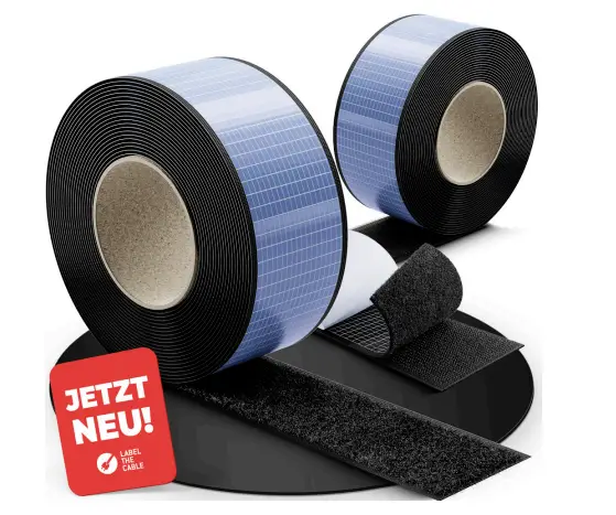 Label the Cable LTC TOUGH TAPE STRAP pásek se suchým zipem, (d x š) 5 mm x 50 mm, černá, 5 m Label the Cable LTC TOUGH TAPE STRAP pásek se suchým zipem, (d x š) 5 mm x 50 mm, černá, 5 m