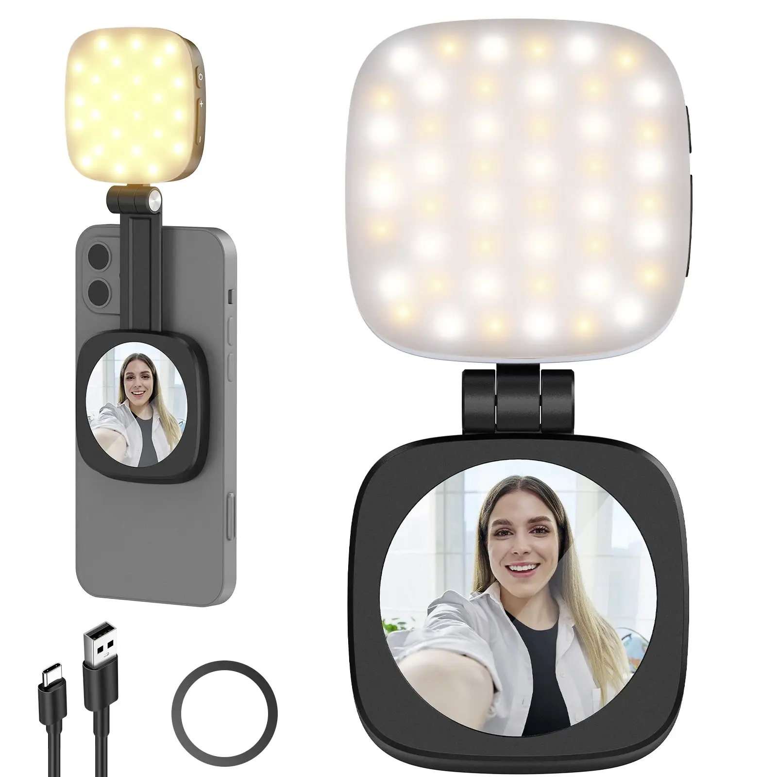 Neewer NL48B LED světlo pro smartphone Počet LED=48 dvoubarevné Neewer NL48B LED světlo pro smartphone Počet LED=48 dvoubarevné