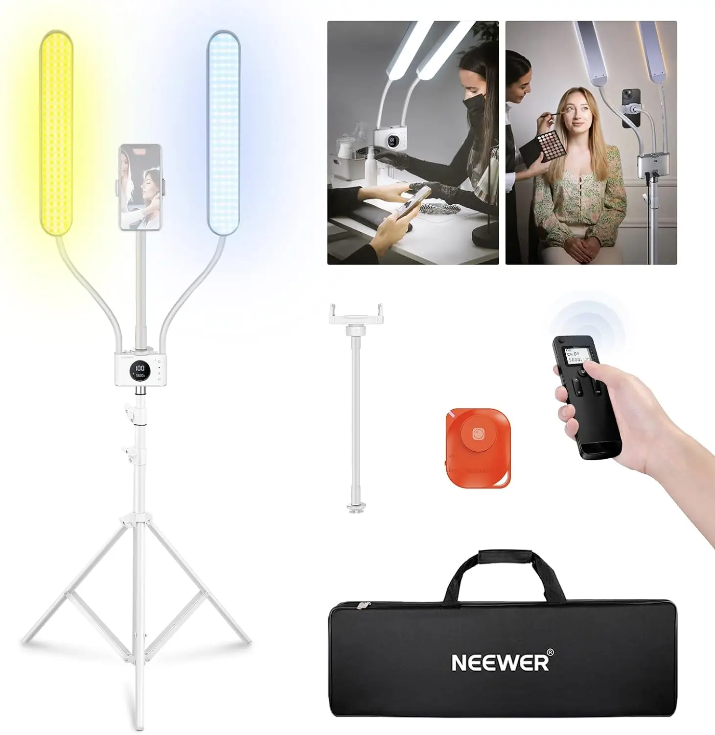 Neewer BH40B LED video svítidlo Počet LED=210 dvoubarevné Neewer BH40B LED video svítidlo Počet LED=210 dvoubarevné
