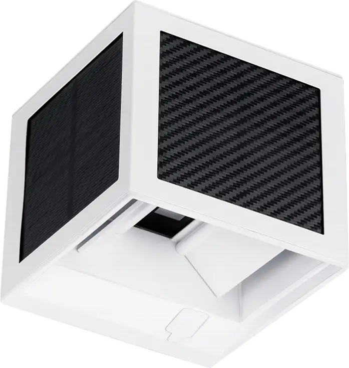 V-TAC VT-408CCT-W 24295 venkovní solární nástěnné osvětlení s PIR senzorem LED 9 W bílá