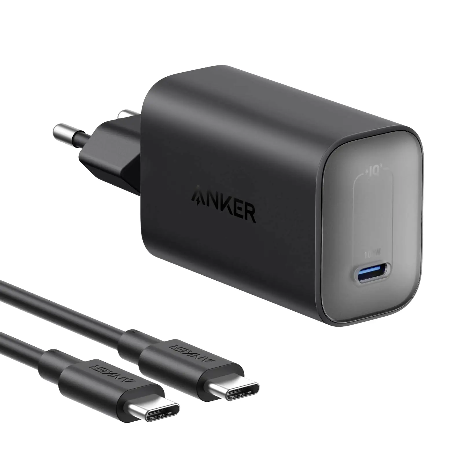 Anker ANKER Nano Charger 100W Kabel 1C black nabíjecí adaptér, GaN, 1x USB-C®, 100 W, Dodávka energie, černá Anker ANKER Nano Charger 100W Kabel 1C black nabíjecí adaptér, GaN, 1x USB-C®, 100 W, Dodávka energie, černá