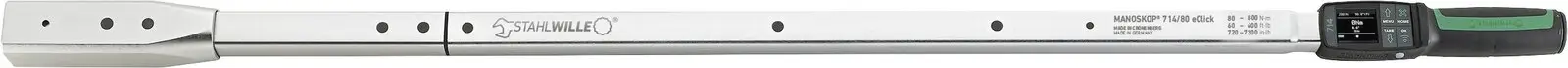 Stahlwille MANOSKOP® 714/80 eClick, 96500980, momentový klíč, Kalibrováno dle (ISO), 22 x 28 mm, 80 - 800 Nm