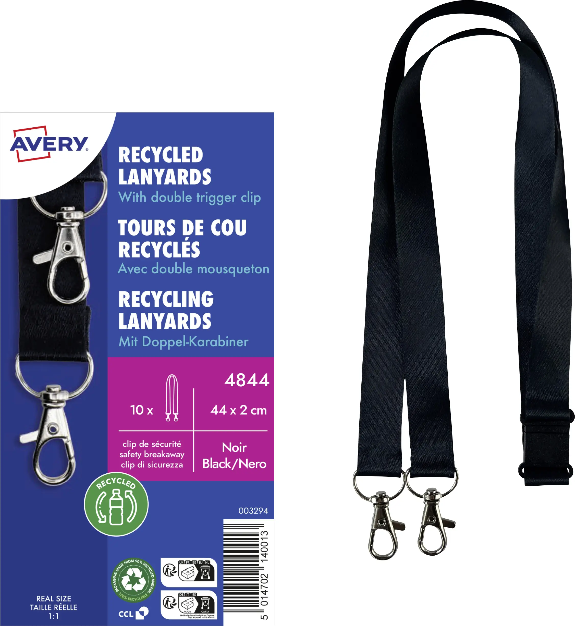 Avery-Zweckform 4844 textilní páska (d x š) 440 mm x 20 mm 10 ks