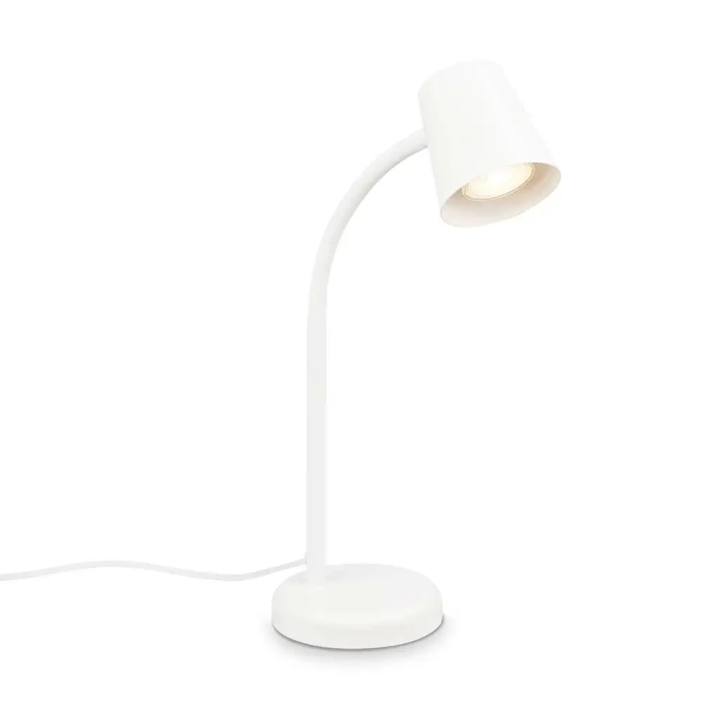 Briloner SKRIVA 7476016 stolní lampa GU10 9 W bílá Briloner SKRIVA 7476016 stolní lampa GU10 9 W bílá
